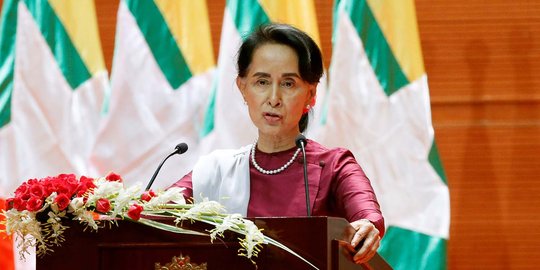 Bukti sudah ada, Aung San Suu Kyi ngotot bantah desa Rohingya telah hancur