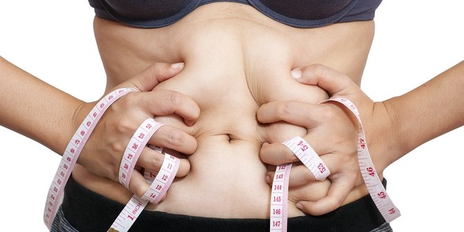 Hasil gambar untuk lemak di perut