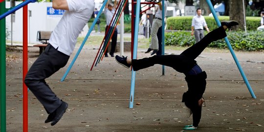 Begini cara pegawai kantoran di Jepang jaga kebugaran tubuhnya saat jam istirahat