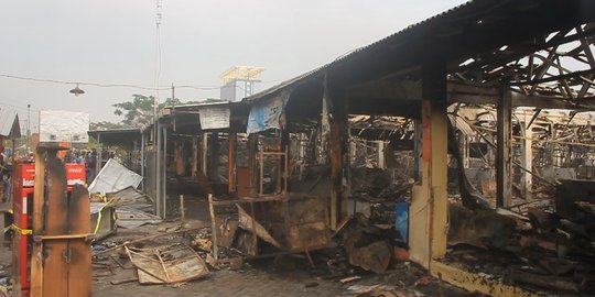 Sentra PKL di Mojokerto ludes terbakar, kerugian ditaksir capai Rp 2 miliar