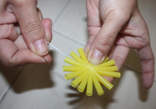 ilustrasi bunga matahari plastik