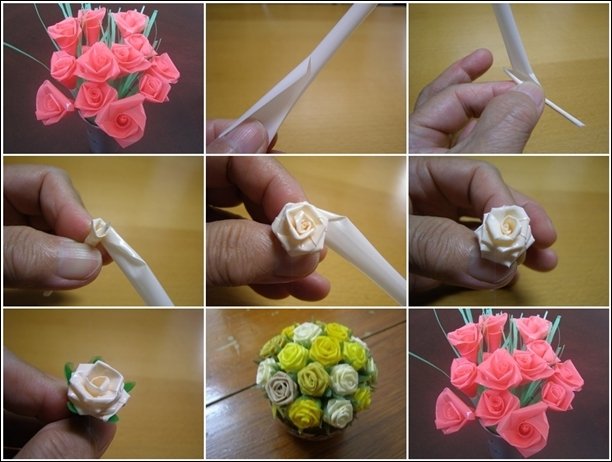 4 Cara Membuat Bunga Dari Sedotan Untuk Pajangan Cantik Di Rumah