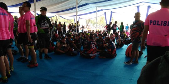 HUT Korlantas ke-62, 2.000 pesepeda ramaikan Tour de Jakarta