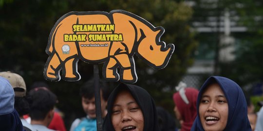 Kampanye selamatkan badak Sumatera