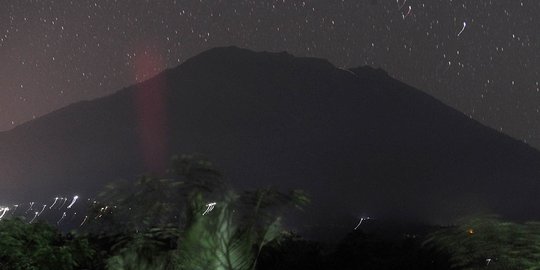 Aktivitas gempa Gunung Agung mulai melambat