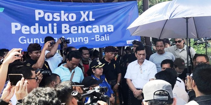 XL sebut jaringan di sekitar Gunung Agung tak mengalami