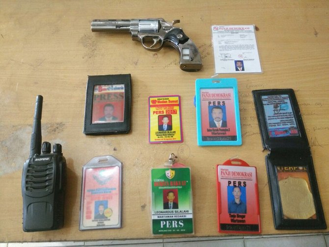 polisi gadungan diamankan polsek indrapura