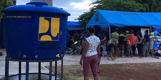 Kementerian PUPR buat sumur bor untuk pengungsi Gunung Agung