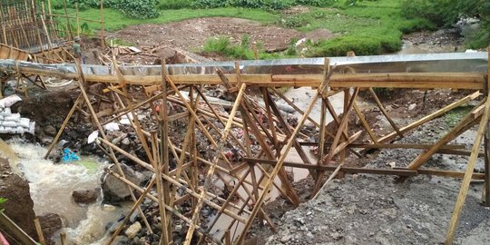 Dinas PU Tangsel bantah Jembatan Pesona Serpong ambruk