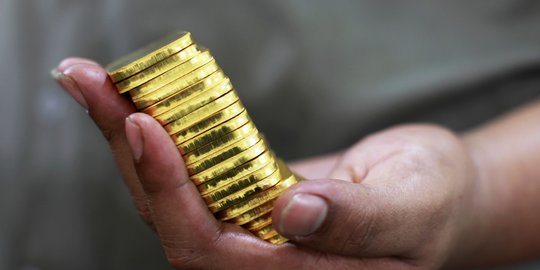 Harga emas Antam naik Rp 3.000 ke level Rp 608.000 per gram