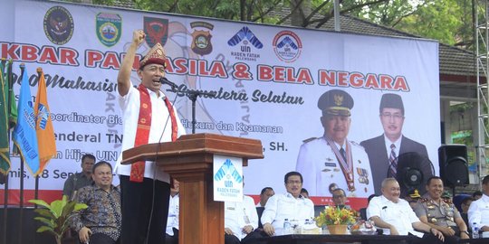 Wiranto: Ancaman yang kita hadapi bukan dari luar, tapi dari dalam