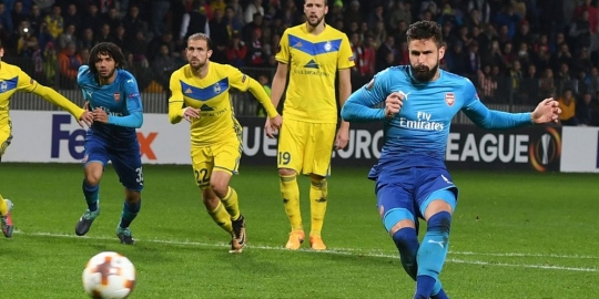 Legenda Arsenal akui peran vital Giroud untuk Wenger 