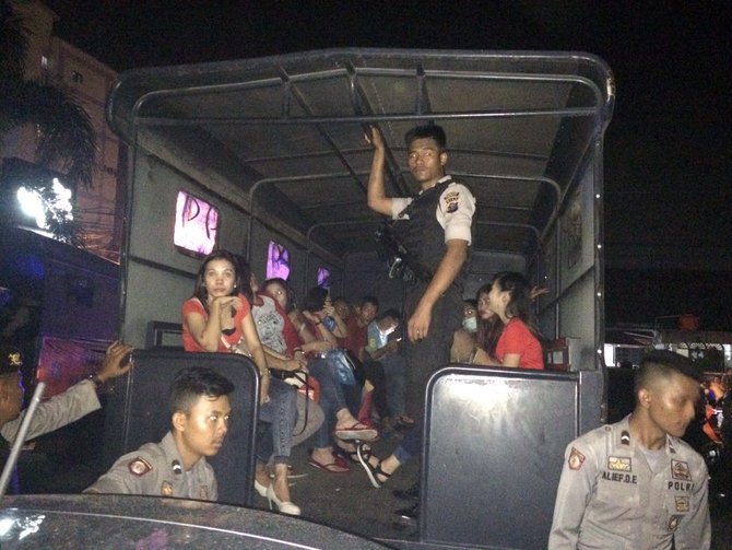 polisi gerebek lokasi judi di pekanbaru