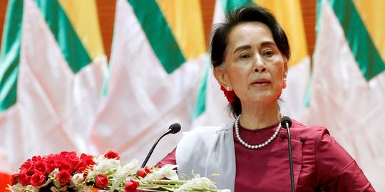 Kecewa soal masalah Rohingya, Universitas Oxford copot lukisan Suu Kyi