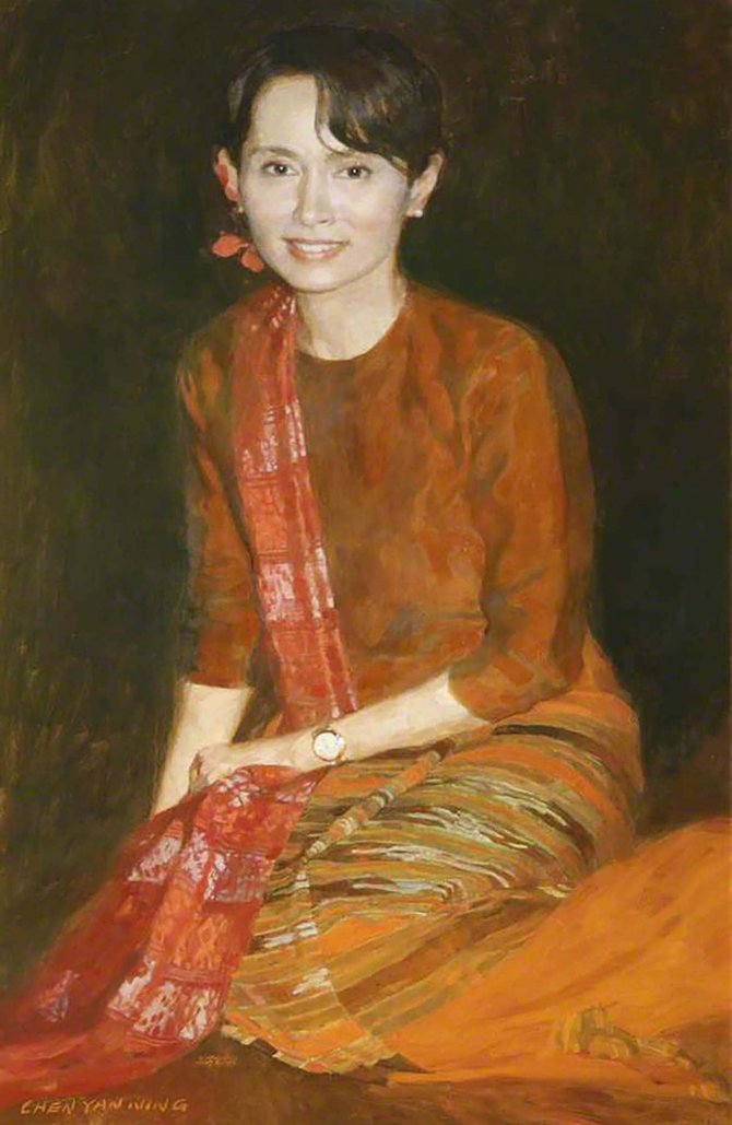 lukisan suu kyi