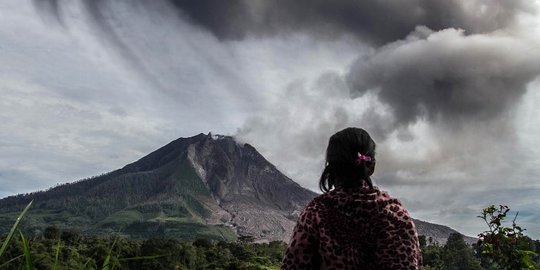 Gunung Sinabung sudah 2.314 kali erupsi  merdeka.com