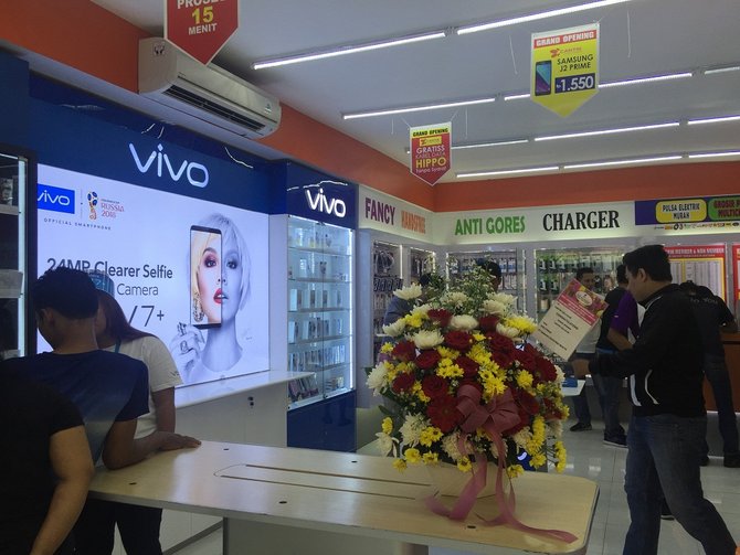 gerai cantik seluler dibuka di tangerang
