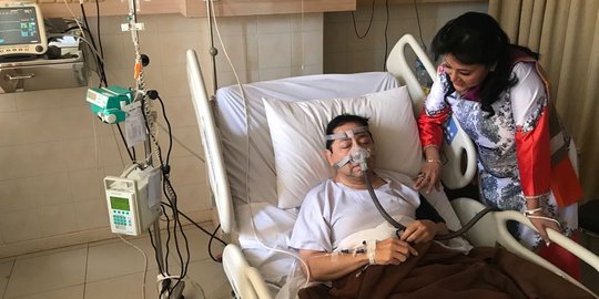 Setya Novanto sudah bisa ngobrol sampai 10 menit, masker dilepas