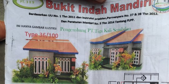 Proyek rumah murah Jokowi yang bermasalah diresmikan saat Pilkada Samarinda