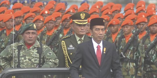 Jokowi: Saya panglima tertinggi angkatan darat, laut dan udara