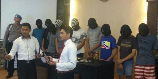 Usai garong motor, 9 remaja di Denpasar diringkus