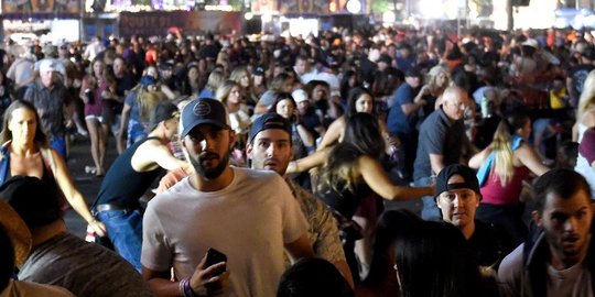 Polisi sebut pria kulit putih pelaku penembakan di Las Vegas bukan teroris