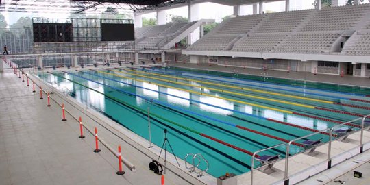 Memantau renovasi venue Asian Games 2018