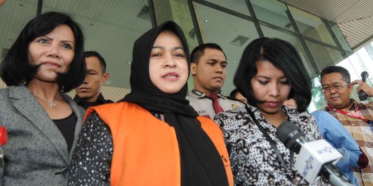 Usai bebas, istri mantan Gubernur Sumut datangi KPK buat ambil barbuk