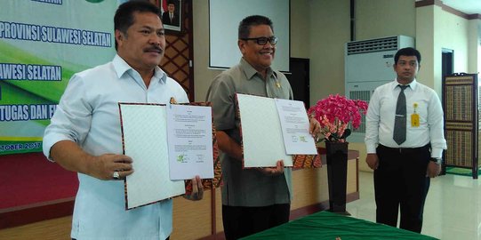 Kejati Sulsel MoU dengan DPRD cegah korupsi proyek