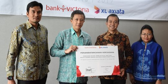 XL Axiata dan Bank Victoria hadirkan kemudahan untuk pelanggan