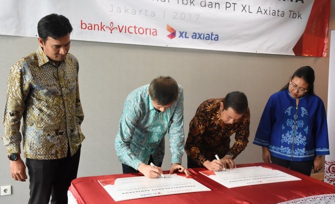 xl axiata dan bank victoria hadirkan kemudahan untuk pelanggan