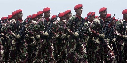 Tim Bhinneka Tunggal Ika bentangkan spanduk di Puncak Jayawijaya berlogo HUT TNI