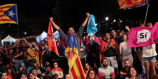 Senin, Catalonia deklarasi kemerdekaan dari Spanyol