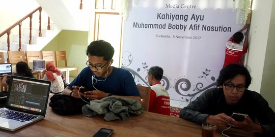 Media center pernikahan Kahiyang-Bobby mulai dioperasikan