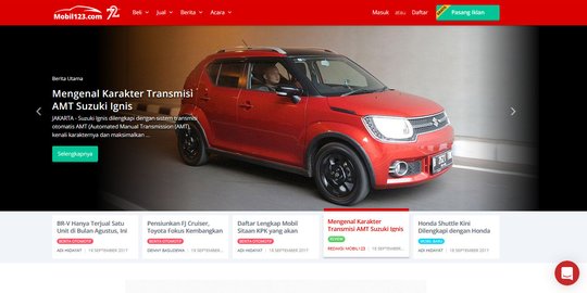 Kini marketplace otomotif Mobil123 tampil lebih segar