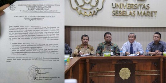 Rektor UNS batalkan larangan penutup wajah di fakultas pertanian