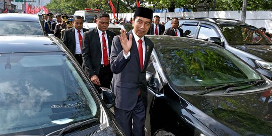 Cerita Jokowi jalan kaki hadiri HUT TNI, SBY balik kanan karena macet