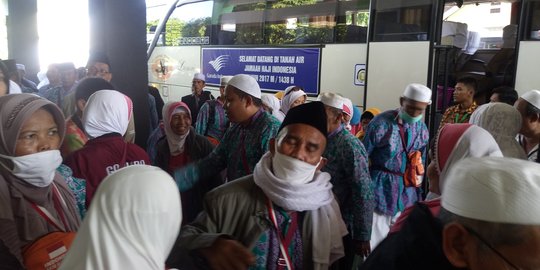 Kloter terakhir jemaah haji asal Jepara dan Banjarnegara tiba di Solo