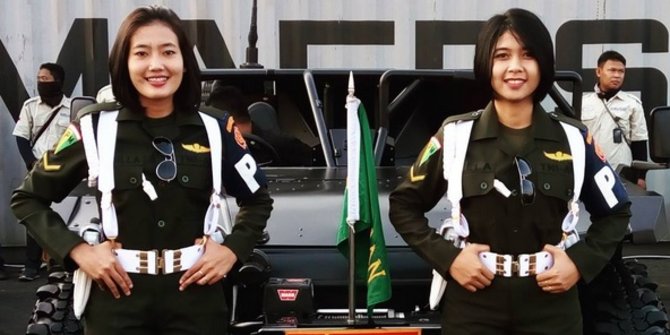 Mengenal sosok TNI cantik pengemudi mobil inspeksi 