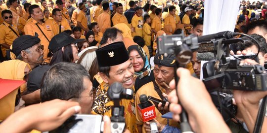 Hadir acara Hanura, Dedi Mulyadi tak ingin pede soal dukungan Pilgub Jabar