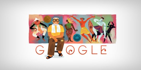 Google rayakan lahirnya maestro seni tari dan lukis Indonesia, Bagong Kussudiarja