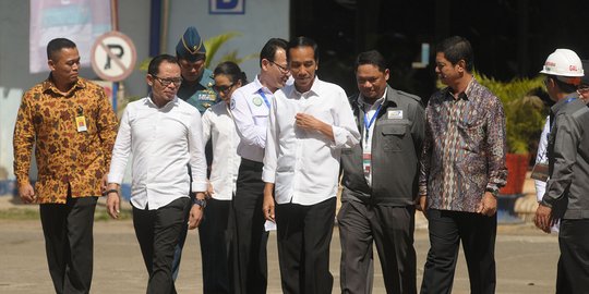 Presiden Jokowi kunjungi Akpol, bicara perubahan teknologi informasi