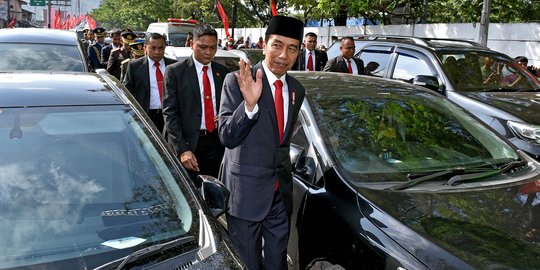 Pesan Jokowi ke Polri jelang Pilpres: Anget boleh tapi jangan capai panas