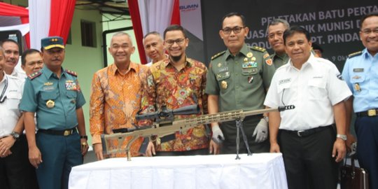 Bos Pindad banggakan kualitas senjata dan amunisi buatannya