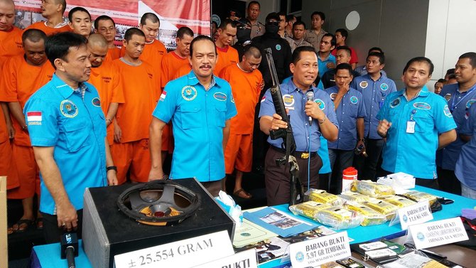 kepala bnn budi waseso rilis kasus narkoba