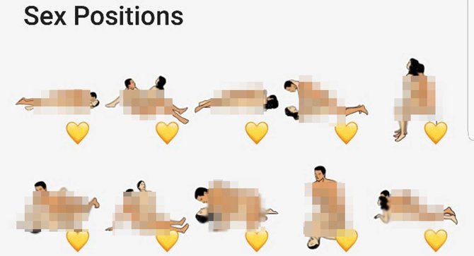 stiker porno di telegram