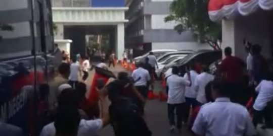 Polisi amankan beberapa orang diduga pelaku penyerangan kantor Kemendagri