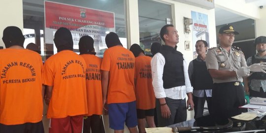 Polisi amankan geng motor bikin rusuh dan bacok pemuda di Bekasi