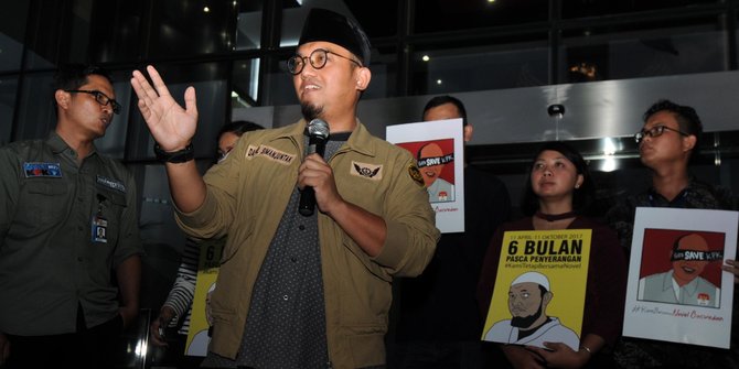 Kasus penyiraman Novel mandek, pimpinan KPK hingga Jokowi dikritik