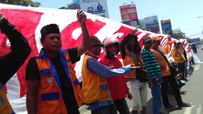 demo jukir di makassar